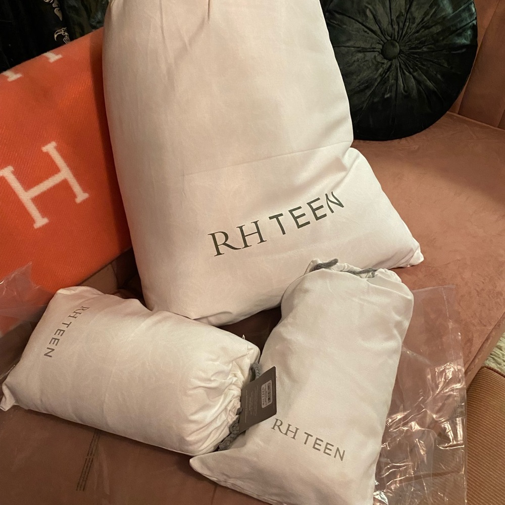RH Teen Quilt and Euro Shams set